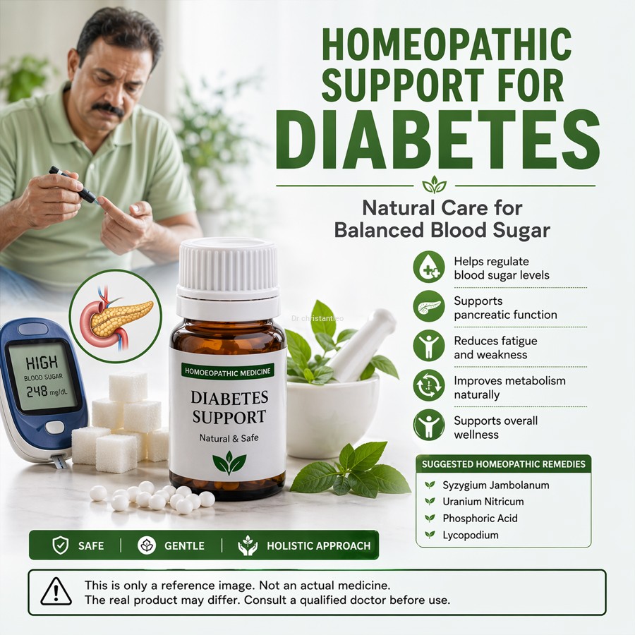 Special homeopathic medicine for diabetic