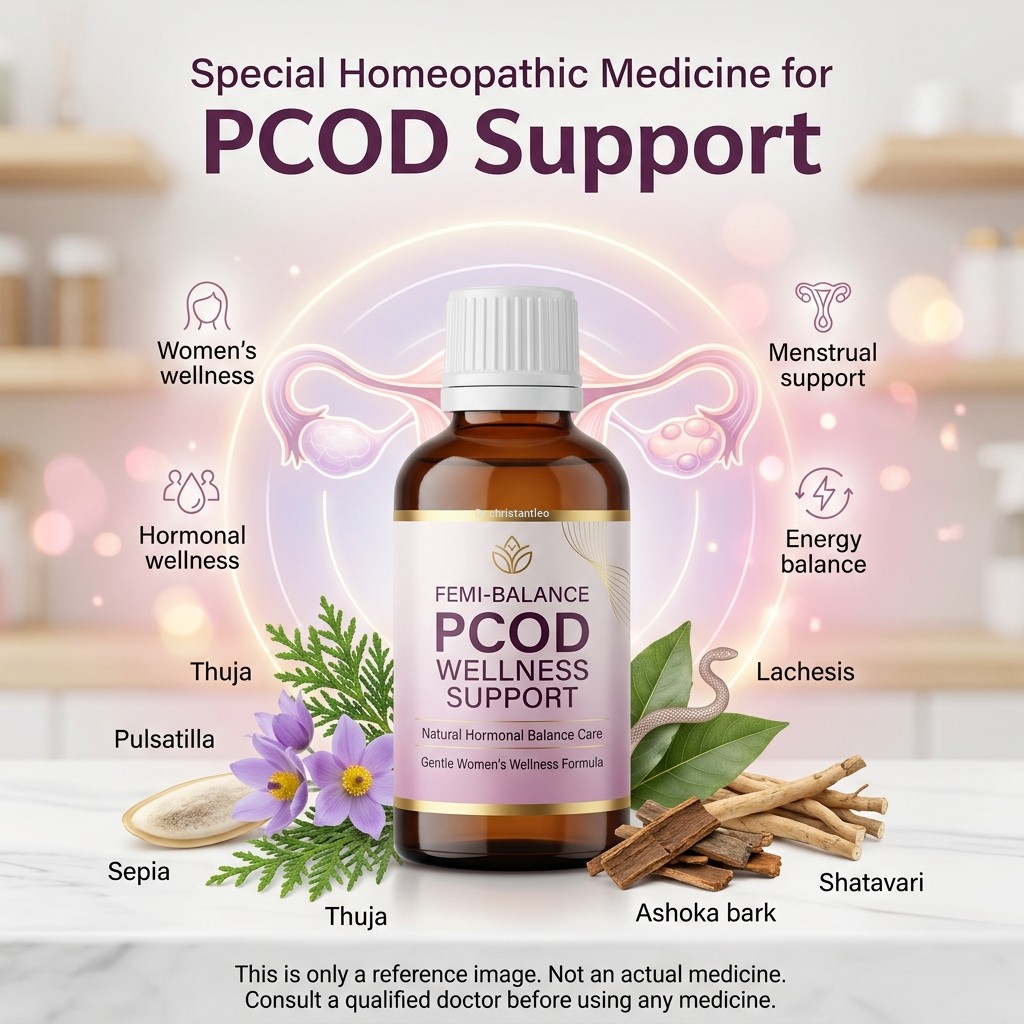 Special Homeopathic medicine for PCOD