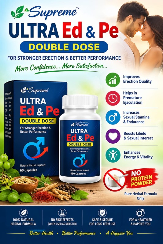 Supreme Ultra Ed & Pe Double dose medicine without protein powder