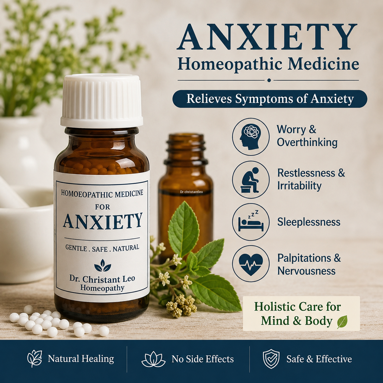 Spl homeopathy Anxiety and fear medicine