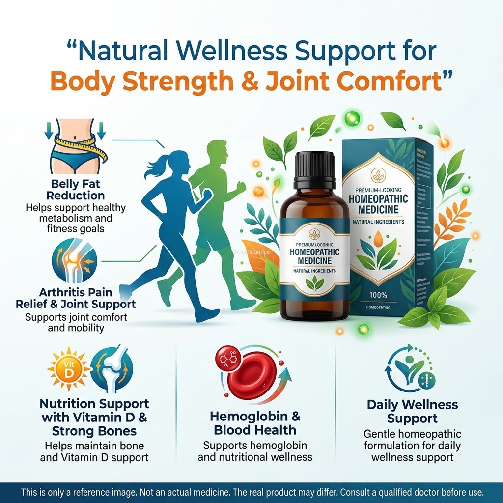 Belly fat reduction, Arthritis pain and Nutrition medicine with vitamin D  Hemoglobin increasing medicine
