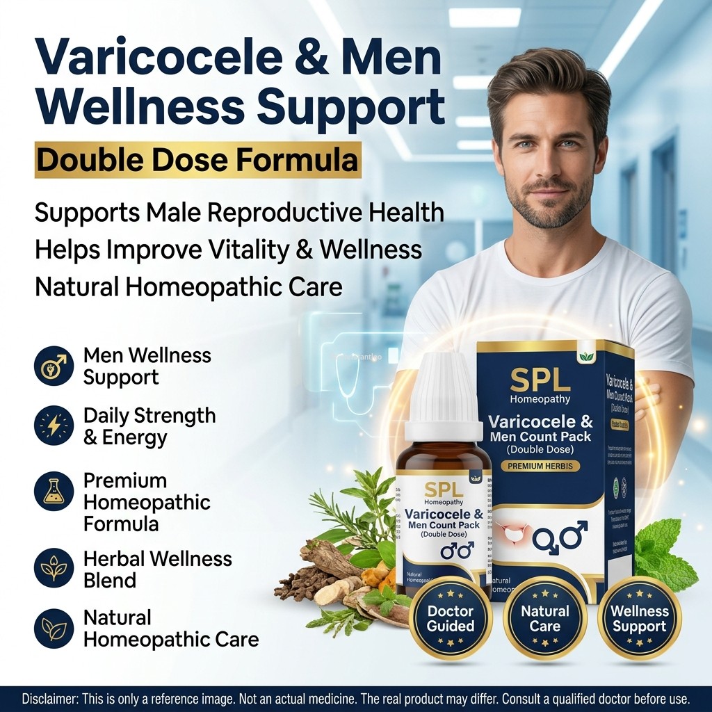 Spl homeopathy Vericocele and  Men Count Pack(Double Dose) medicine