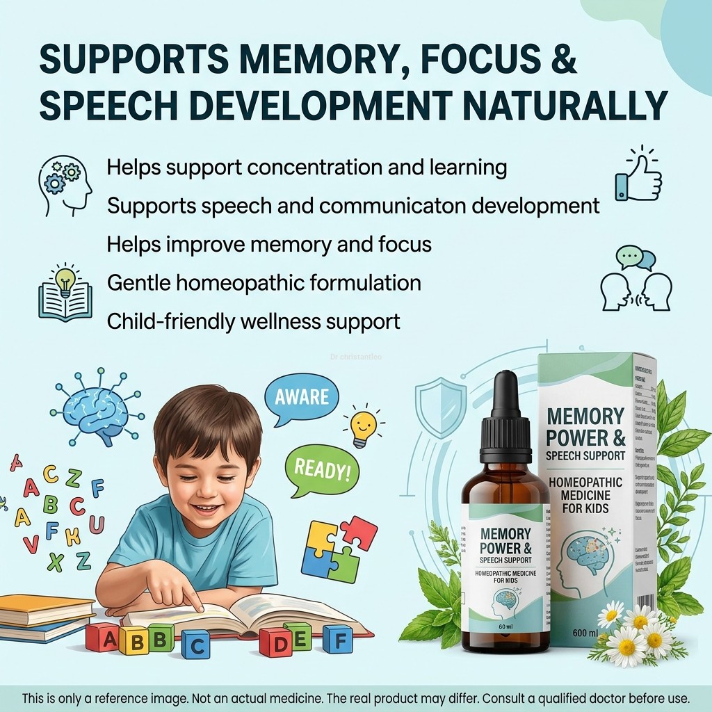 Spl homeopathy memory power and speech delay medicine