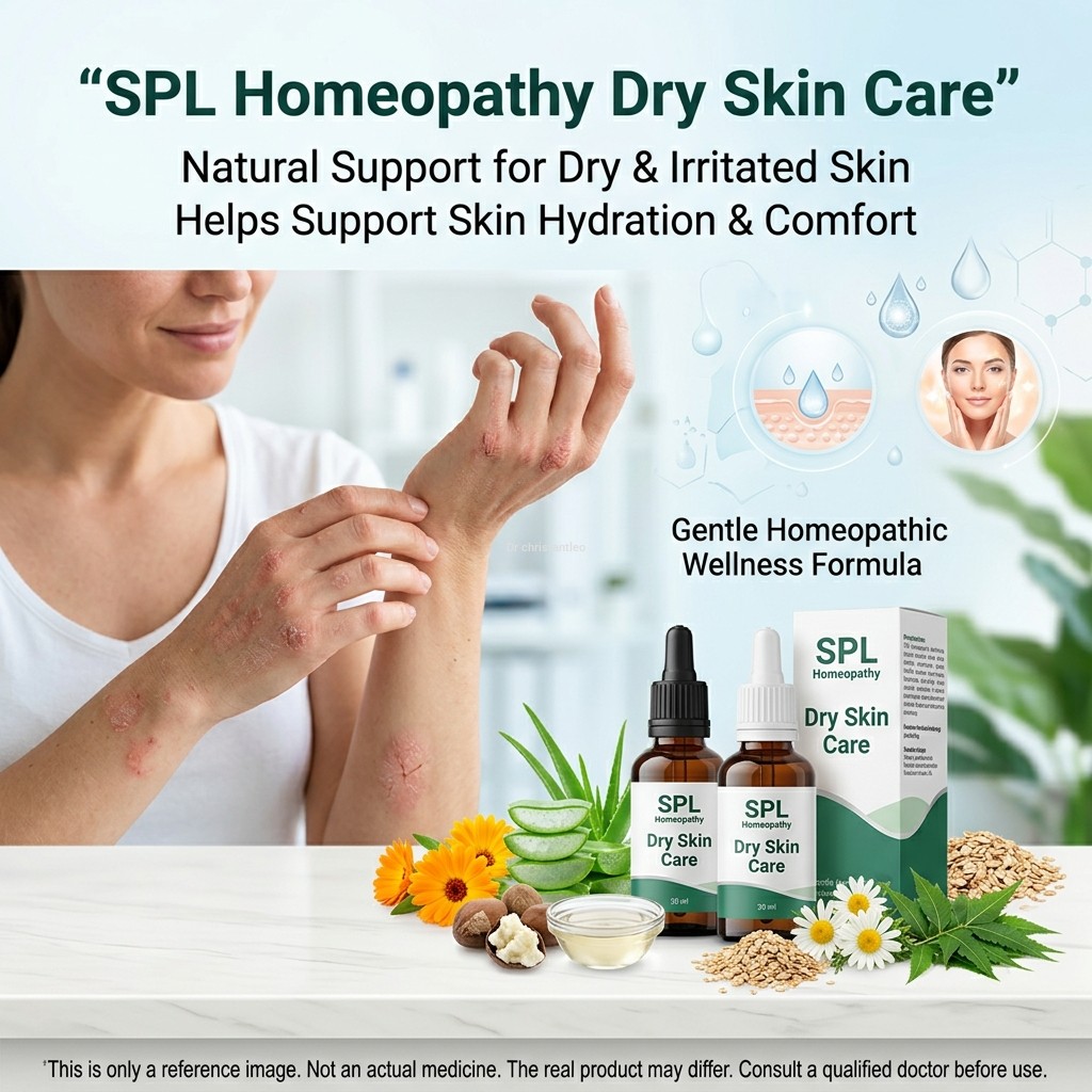 Homeopathic medicine for dry skin