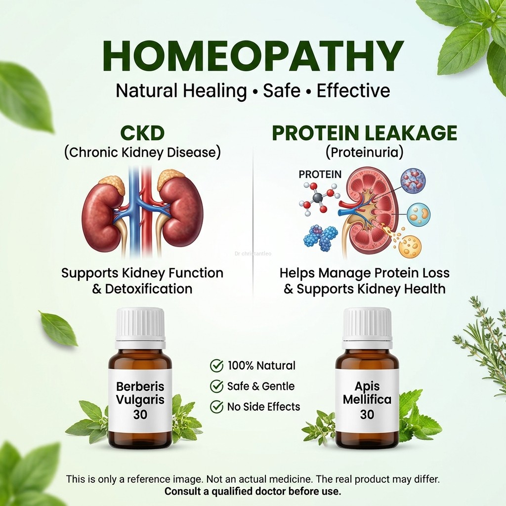 Spl homeopathy ckd and protein leakage medicine