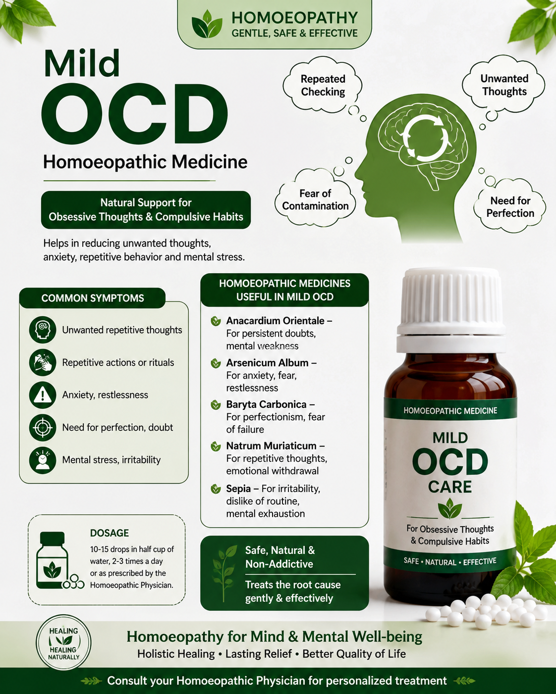 Spl homeopathy Mild OCD medicine