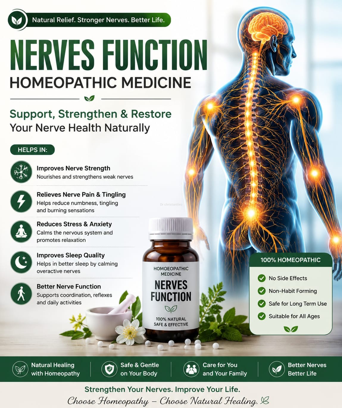 Homeopathic Nerve Function improving Medicine