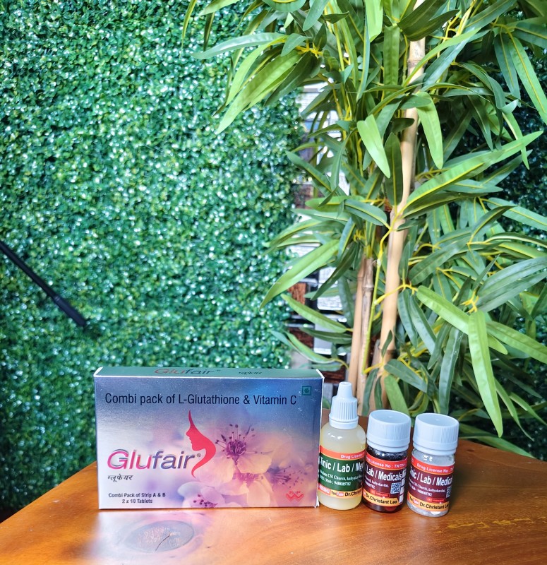 Normal glutathione medicine without face wash and soap