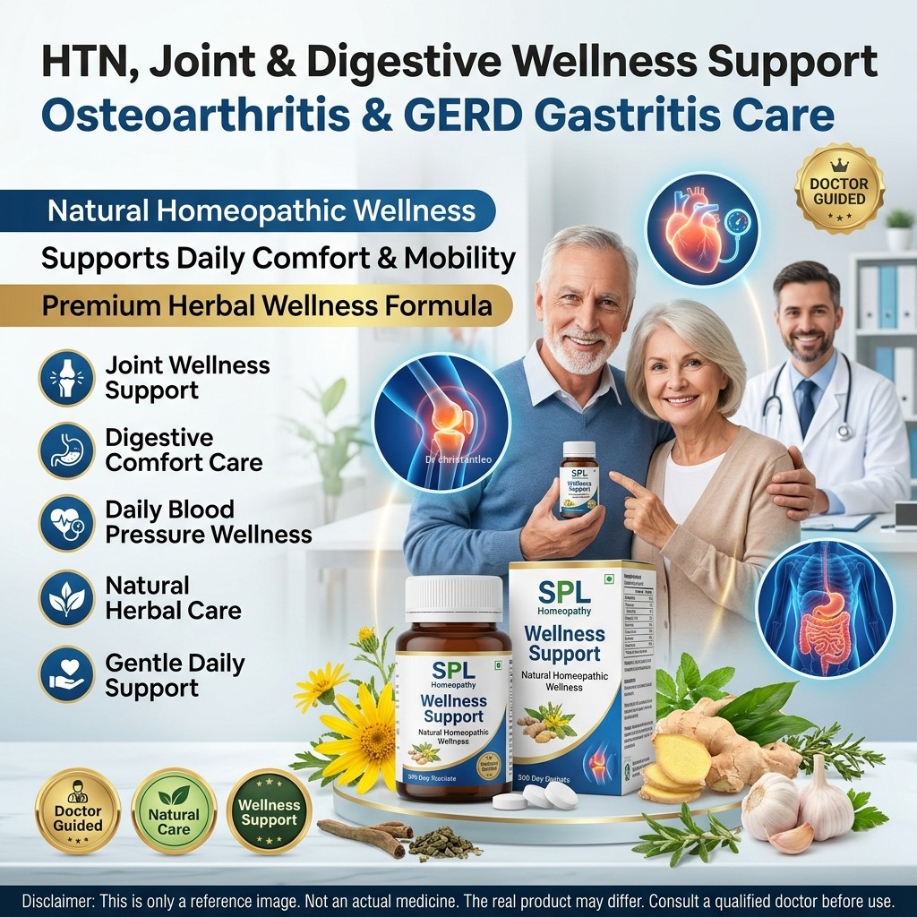 Spl homeopathy Htn,Osteoarthritis and Gerd gastritis medicine