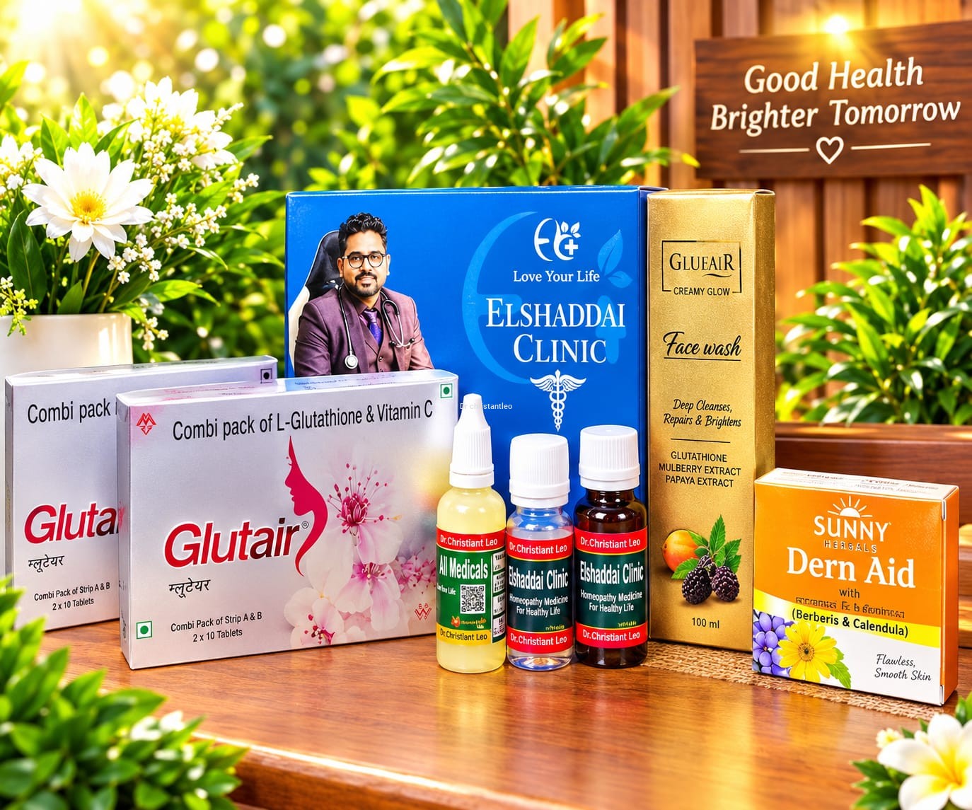 Glutathione kit (Skin Clarity & Glow Combo) pack