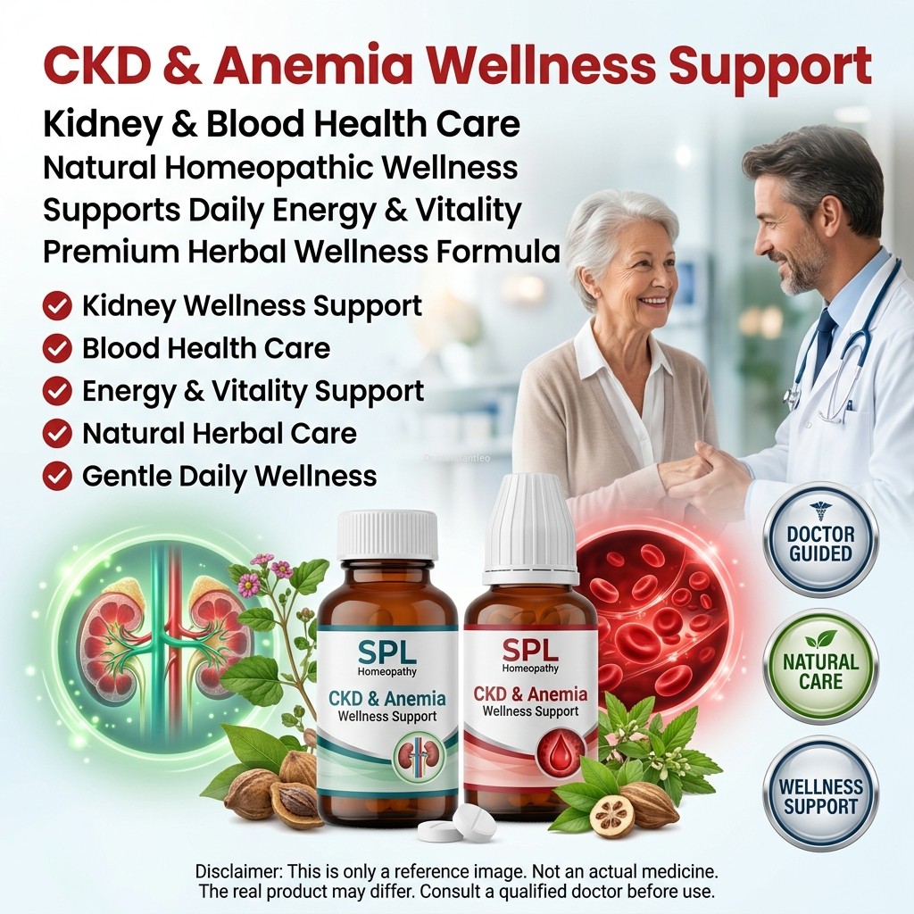 Spl homeopathy ckd and Anemia medicine
