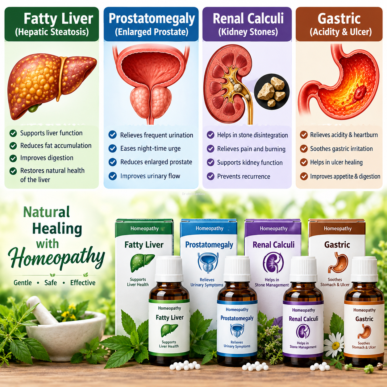 Spl homeopath Fatty liver, Prostatomegaly,renal calculi and gastric medicine