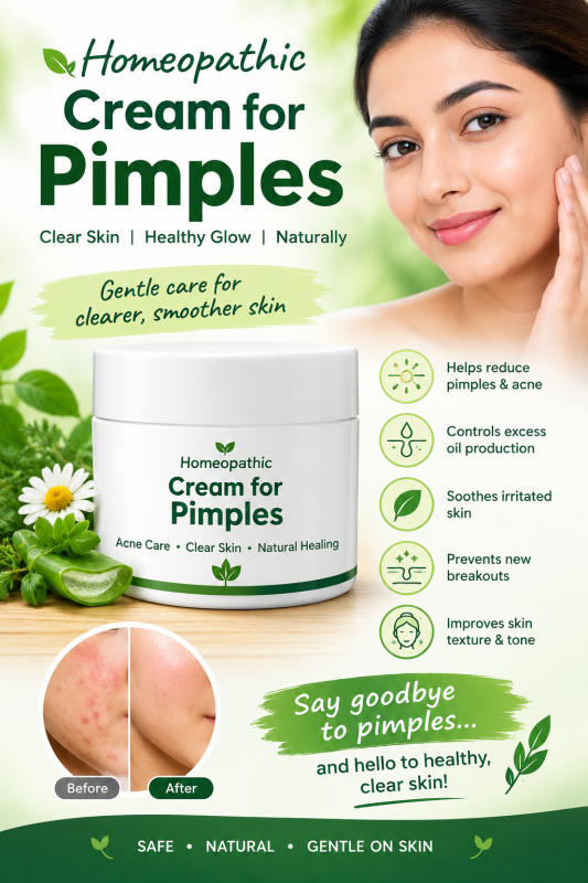 Homeopathic Cream for Pimples